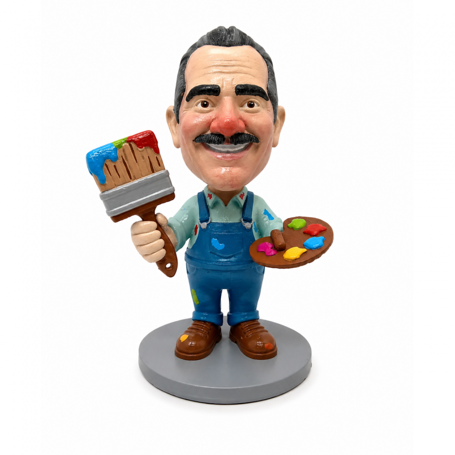 Miniatura 3D Personalizada 20cm - Pintura Artesanal